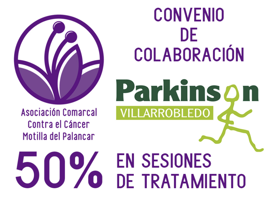 Convenio de Colaboración con Parkinson Villarrobledo (50% Dcto. en servicios)